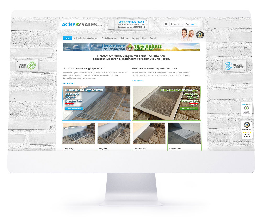 Onlineshops - AcrySales GmbH