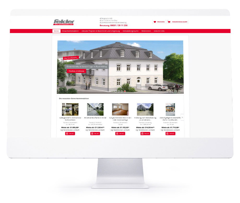 Onlineshops - Felder – Der Gewerbespezialist