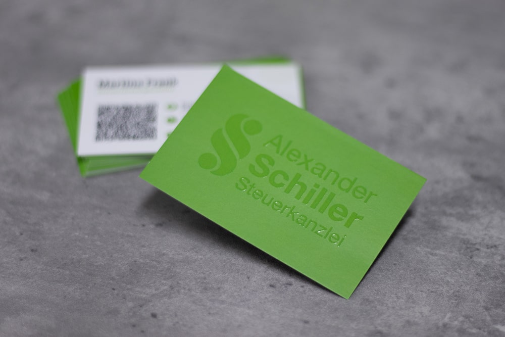 Visitenkarten - Alexander Schiller Steuerkanzlei
