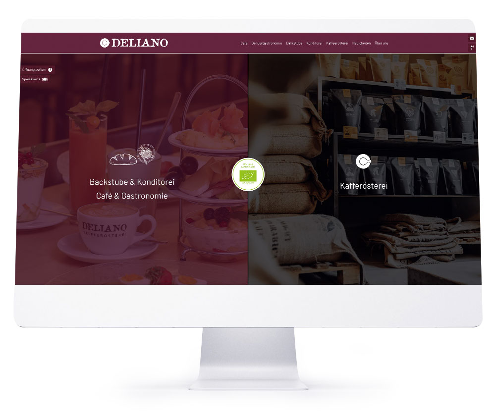 Jetzt mit Ihrer professionellen Webseite durchstarten! - Deliano GmbH