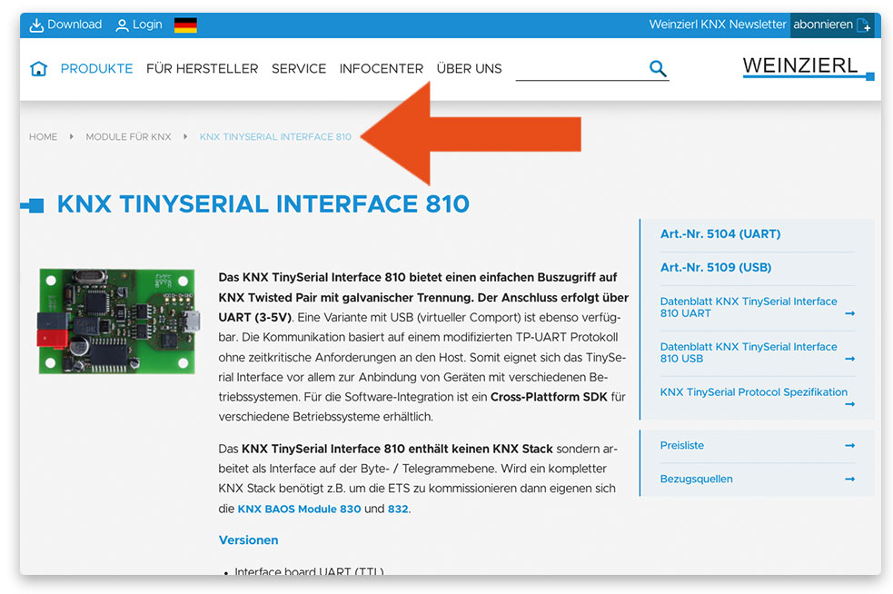 BreadcrumbNavigation purpix.de