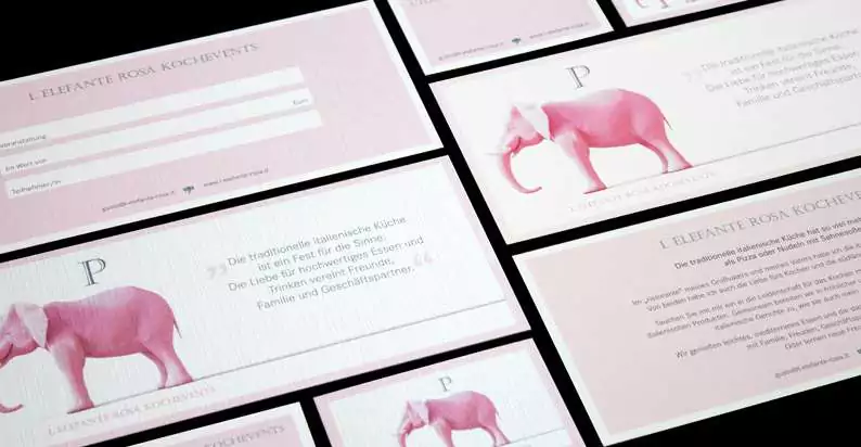 Corporate Design - L´Elefante Rosa