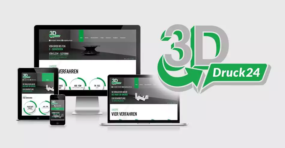 Ein neues Webdesign für 3D Druck24
