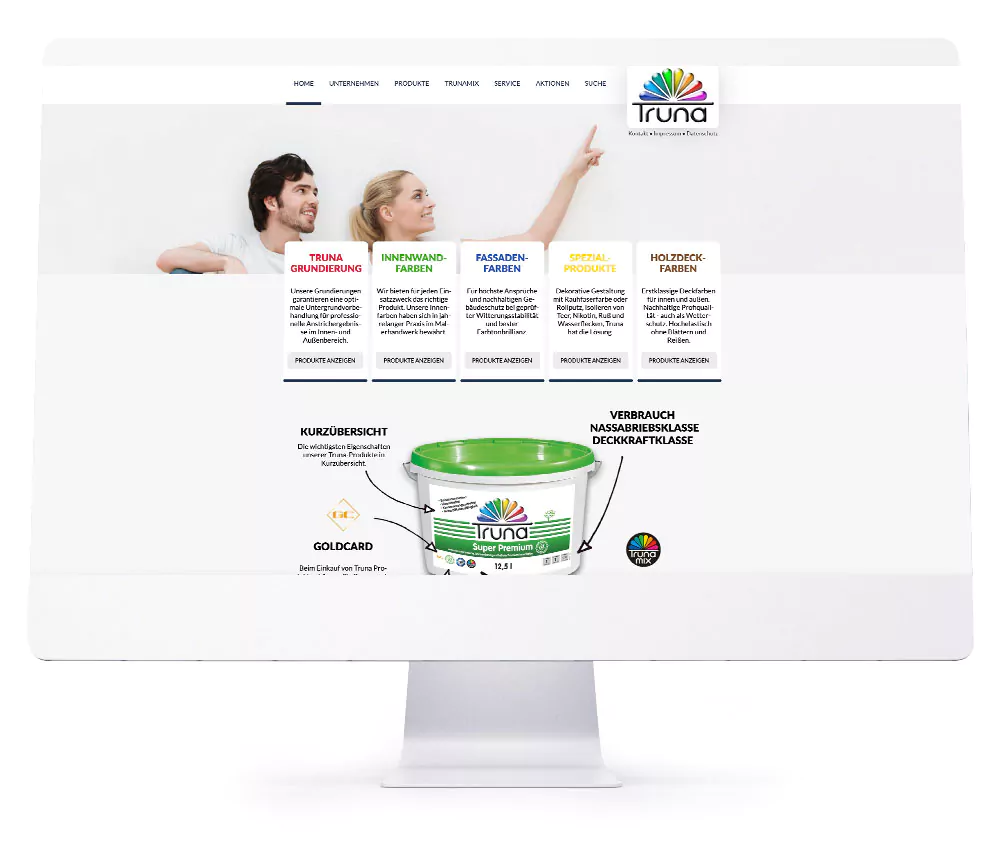 Webdesign Referenzen - Truna